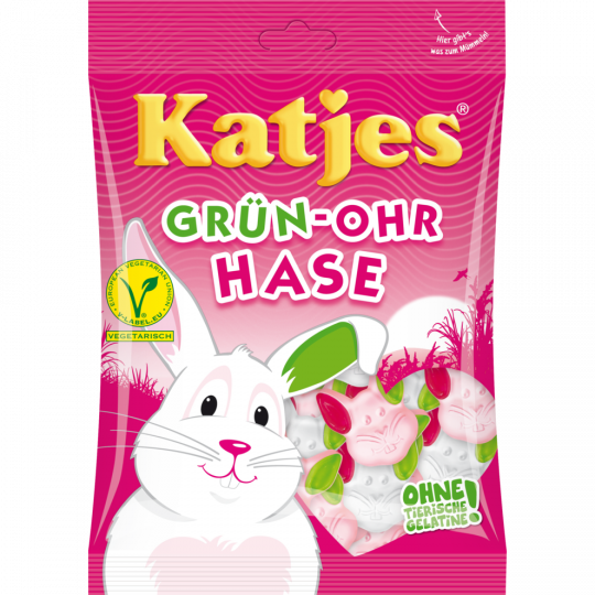 Katjes Grün-Ohr Hase 200g