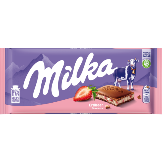 Milka Erdbeer Joghurt 100g