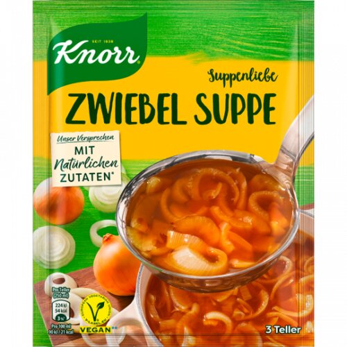 Knorr Suppenliebe Zwiebeln für 0,75l 46g