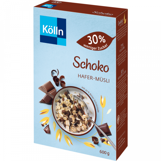 Kölln Müsli Schoko 30% weniger Zucker 600g