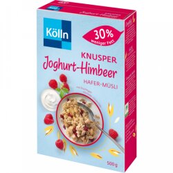 Kölln Knusper Müsli Joghurt Himbeer 30% weniger...
