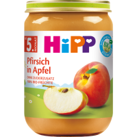 Bio Hipp Pfirsiche i.Apfel190g