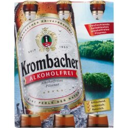 Krombacher Pils alkoholfrei 6x0,33l Träger