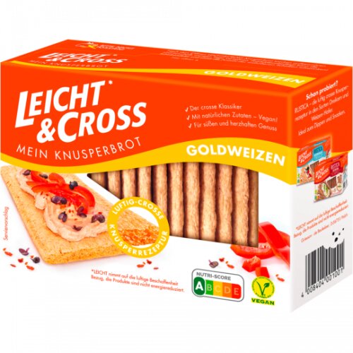 Leicht & Cross Weizen Knusperbrot 125g