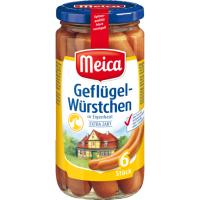 Meica Geflügel-Würstchen 6er extra zart 380g