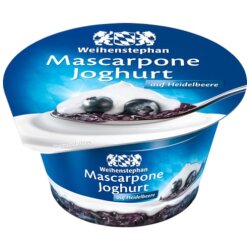 Weihenstephan Joghurt mit Mascarpone und Heidelbeeren 150 g