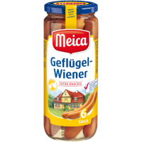 Meica Geflügel-Würstchen 6er extra knackig 540g