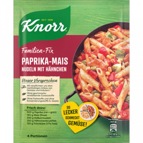 Knorr Fix Paprika Mais Nudeln 42 g