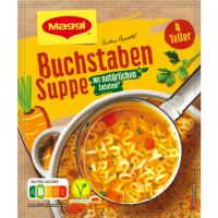 Maggi Guten Appetit Buchstaben Suppe für 1 l