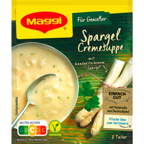 Maggi für Geniesser Spargel Cremesuppe für 500 ml