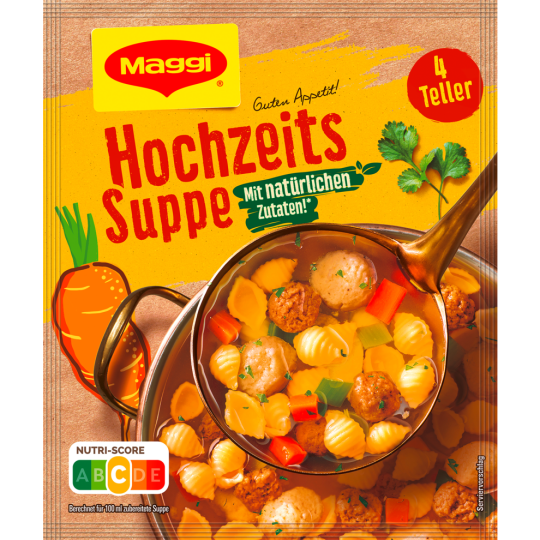 Maggi Guten Appetit Hochzeits Suppe für 1 l