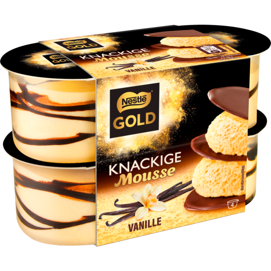 Nestle Gold Mousse Vanille 4 x 57 g