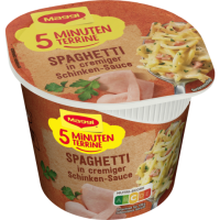 Maggi 5 Minuten Terrine Spaghetti in Schinkensauce 64g