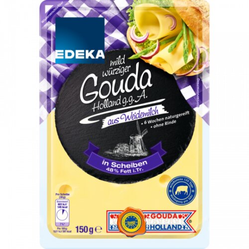 Edeka Gouda Weidemilch 48% Fett 150g