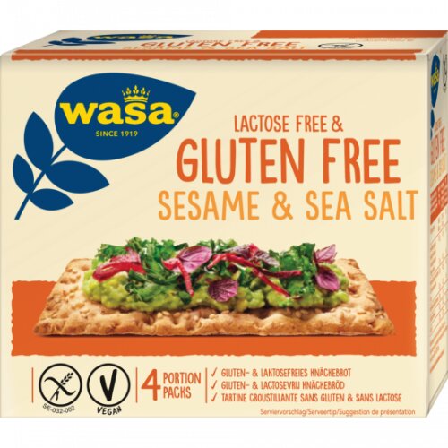 Wasa Sesame&Seasalt gf lf 240g