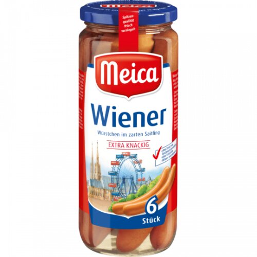Meica Wiener-Würstchen 6er extra knackig 540g
