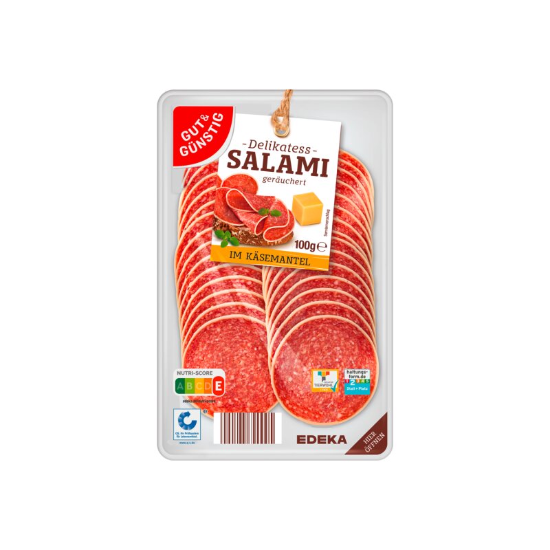G&G Salami im Käsemant.100g QS, 2,49