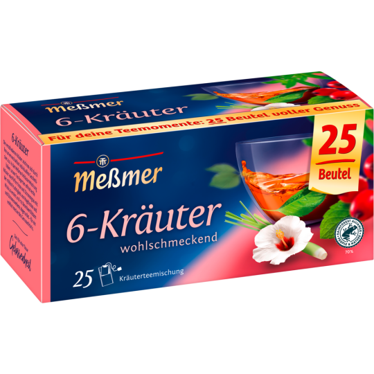 Meßmer 6-Kräuter Tee 25er