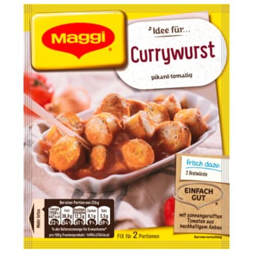 Maggi Fix Fleisch Currywurst 40g