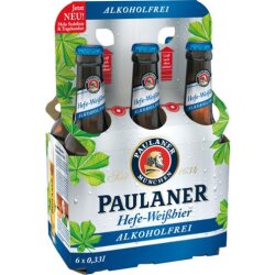 Paulaner Hefe-Weißbier Alkoholfrei 6x0,33l Träger