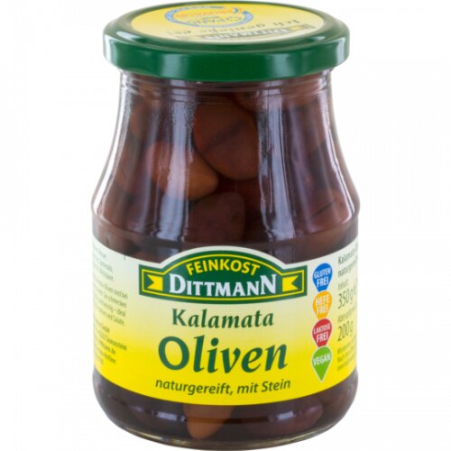 Feinkost Dittmann Kalamata Oliven Schwarz 350 g