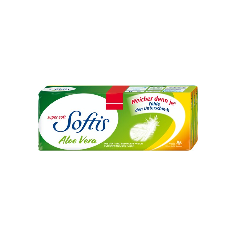 Regina Softis Taschentcher Aloe Vera 4-lagig 15x9ST - Lebensmittel-V