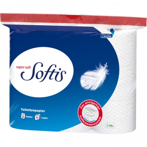 Regina Softis Toilettenpapier 4-lagig 9x100BL