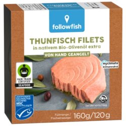 Followfish Thunfisch Filet in Oliven 160 g