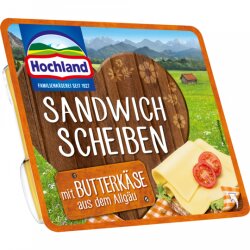 Hochland Sandwich Scheibe Butterkäse 52% 150 g
