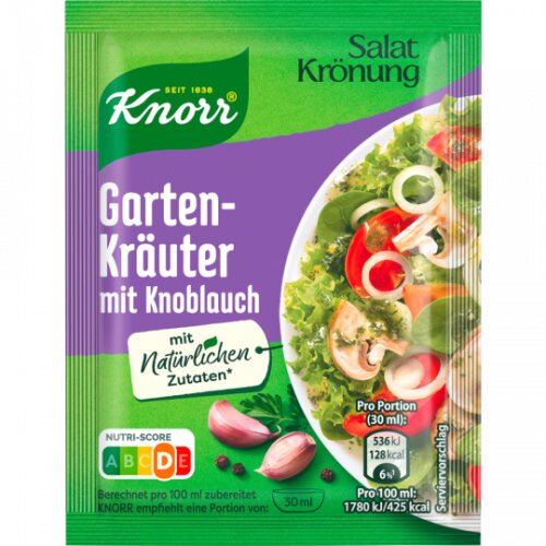 Knorr Salatkrönung Gartenkräuter mit Knoblauch 40 g