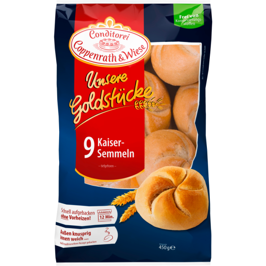 C&W Kaiser-Semmeln 9x50g