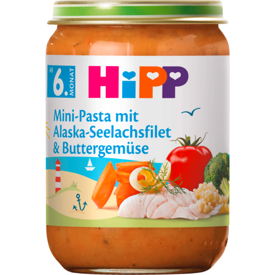 Hipp Pasta mit Lachs und Gemüse 190 g
