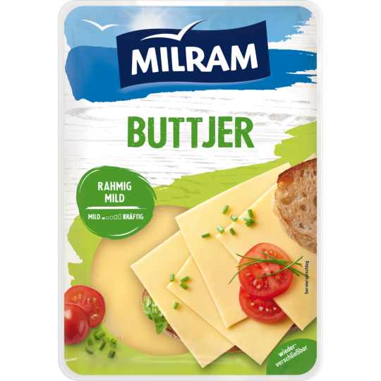 Milram Buttjer Scheibenkäse cremig-mild 45% 150 g