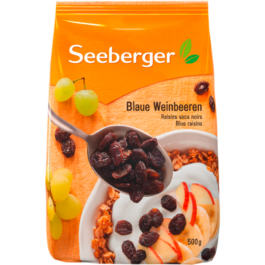 Seeberger Blaue Weinbeeren 500g