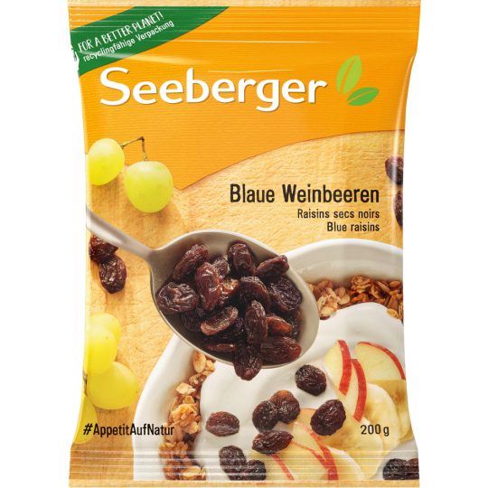 Seeberger Blaue Weinbeeren 200g