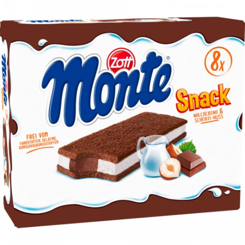 Zott Monte Snack Schoko 8x29g
