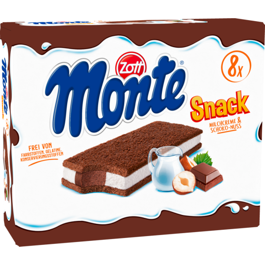 Zott Monte Snack Schoko 8x29g