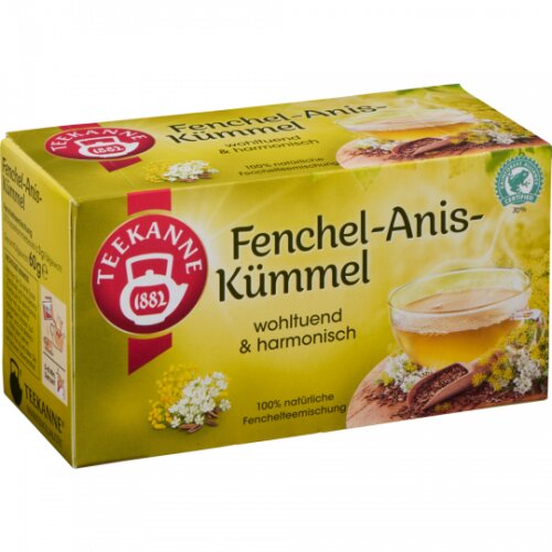 Teekanne Fenchel Anis-Kümmel 20er