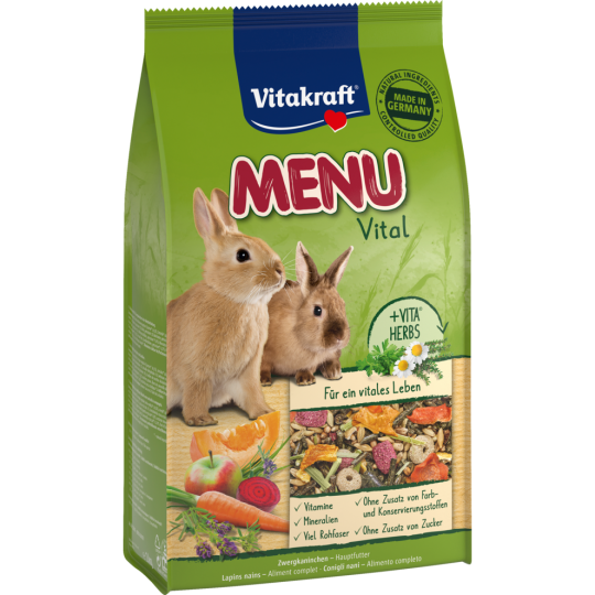 Vitakraft Menü Vital für Zwergkaninchen 1kg