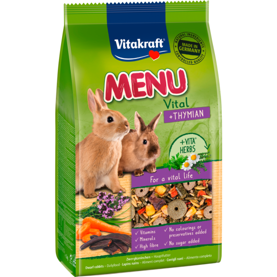 Vitakraft Menü Thymian Zwergkaninchen 1kg