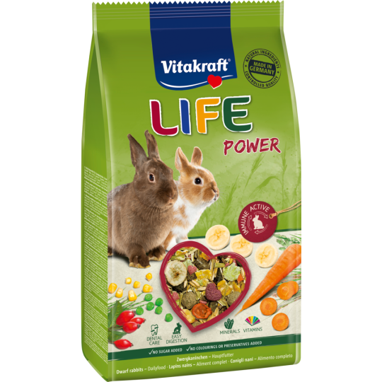 Vitakraft Life Hauptfutter Zwergkaninchen 600g
