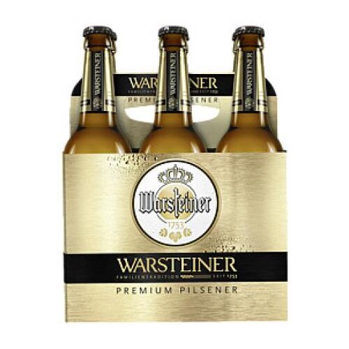 Warsteiner Pilsener 6x0,5l Träger