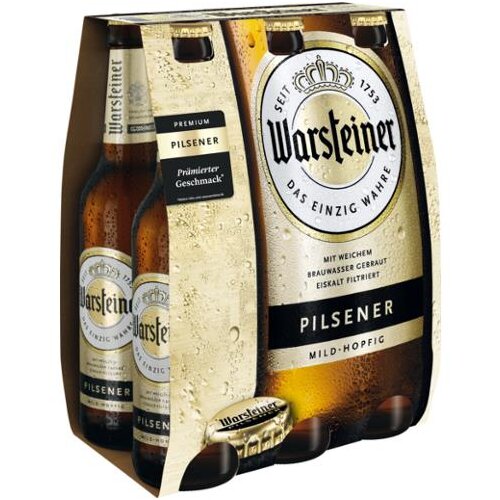 Warsteiner Pilsener 6x0,33l Träger