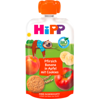 Bio Hipp Pfirs./Ban.Cook.100g