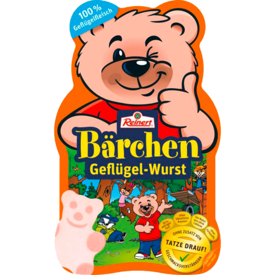 Rein.Bärchen-Wurst Gefl.   90g