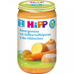 Bio Hipp Hühnchen mit Buttergemüse &...