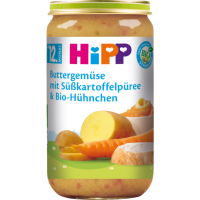 Bio Hipp Hühnchen mit Buttergemüse &...