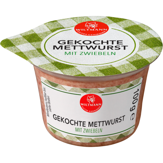 Wiltmann Gekochte Mettwurst im Töpfchen 100 g