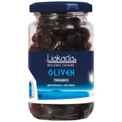 Liakada Schwarze Oliven getrocknet 230 g