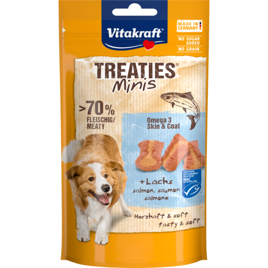 Vitakraft Treaties Minis Lachs und Omega 3 48g